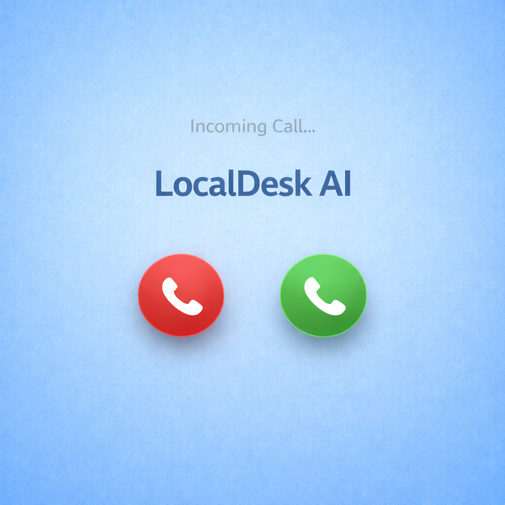 LocalDesk Ai handling a customer call